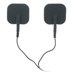 Zeus Deluxe Black Electro Pads Pack of Two E-STIM TOYS