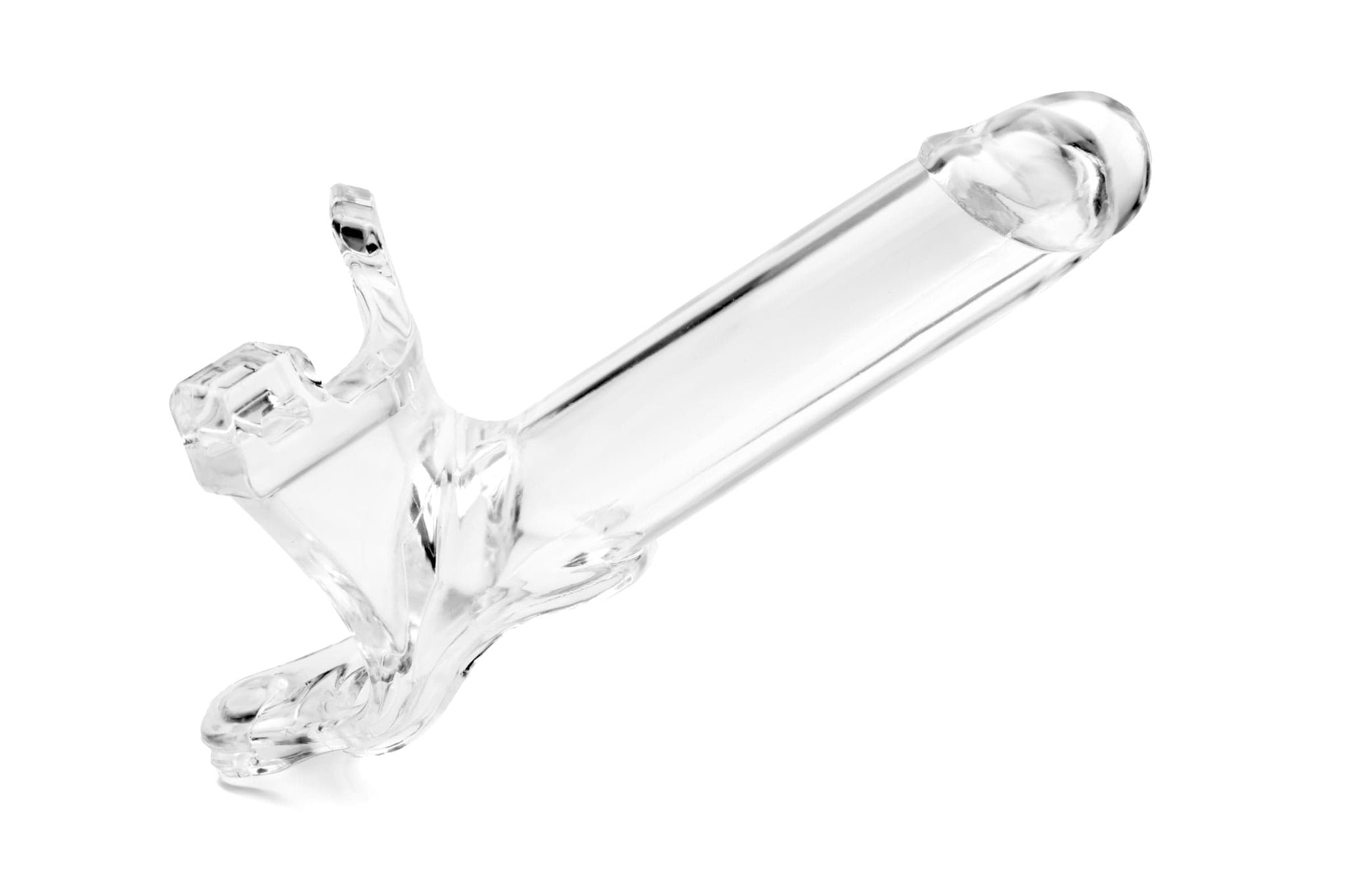 Zoro Knight 6 Inch Clear Strap-On > Dildos > Hollow Strap Ons
