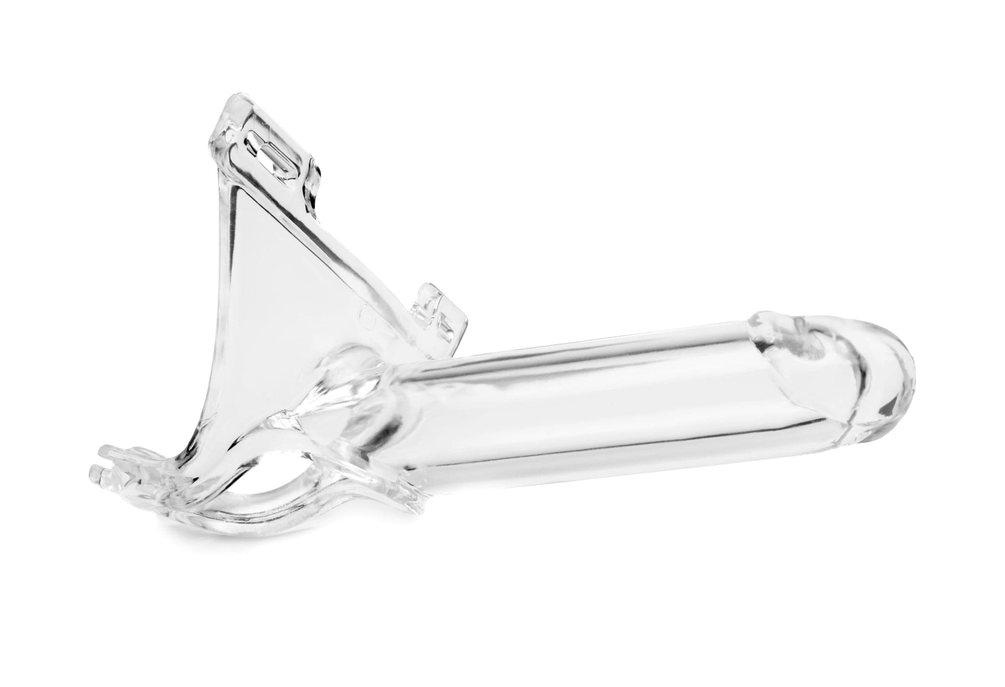 Zoro Knight 6 Inch Clear Strap-On > Dildos > Hollow Strap Ons