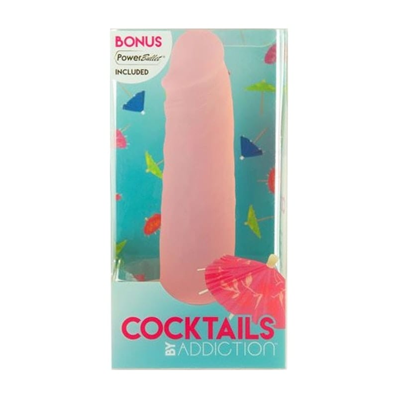 Addiction Adult Toys Peach Cocktails Dildo Peach Bellini 5.5in 677613877338