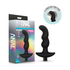 Anal Adventures Adult Toys Black Anal Adventures Platinum Silicone Prostate Massager 03 819835026488