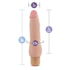 Au Naturel Adult Toys Beige Au Naturel Fabien Vibrating Dildo 735380930134