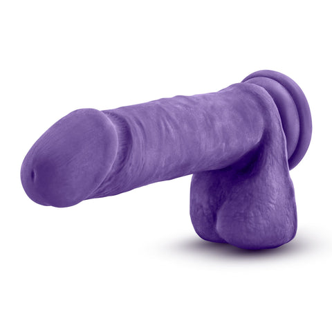 Au Naturel Bold Hero 8 Inch Dildo Purple DONGS