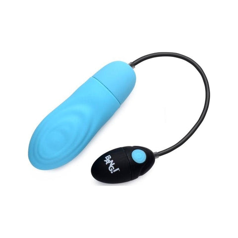 7X Pulsing Rechargeable Bullet Blue - Premium Silicone Pleasure Toy BULLETS