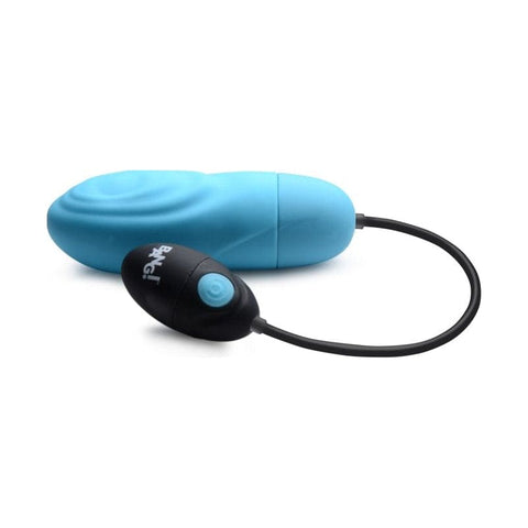 7X Pulsing Rechargeable Bullet Blue - Premium Silicone Pleasure Toy BULLETS