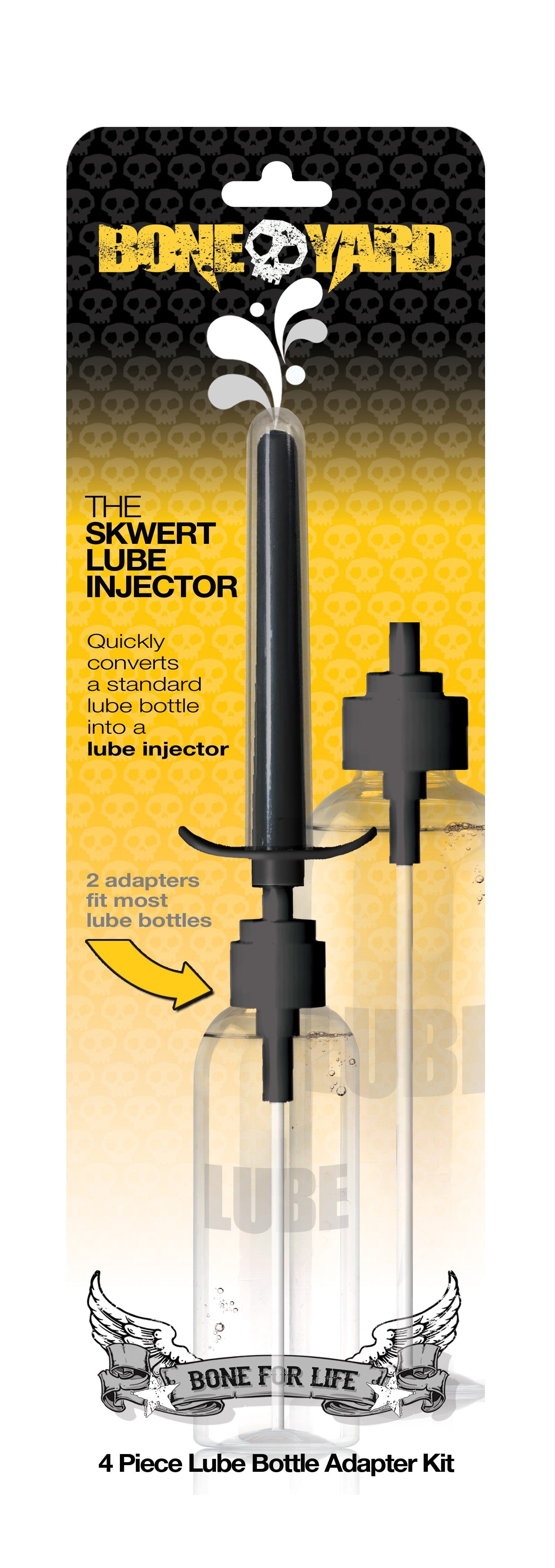 Boneyard Adult Toys Black Skwert Lube Injector 666987004020