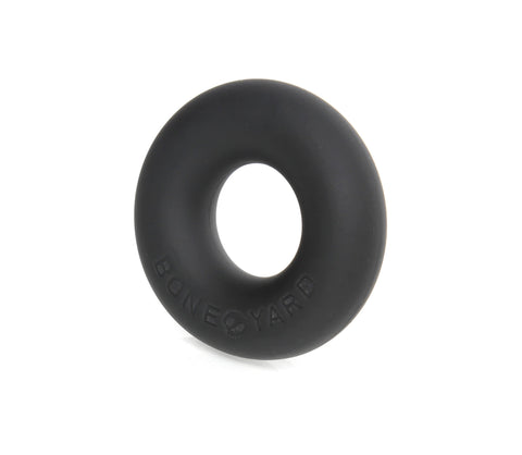 Boneyard Ultimate Silicone Cock Ring Black 20mm Internal Diameter COCK RINGS