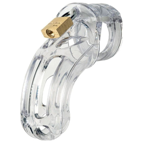 Cockcage The Curve Clear Chastity Device 9.5cm x 3.8cm Cages