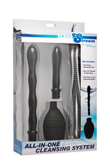 CleanStream Adult Toys Black CleanStream All In One Shower Enema Cleansing System 848518015686