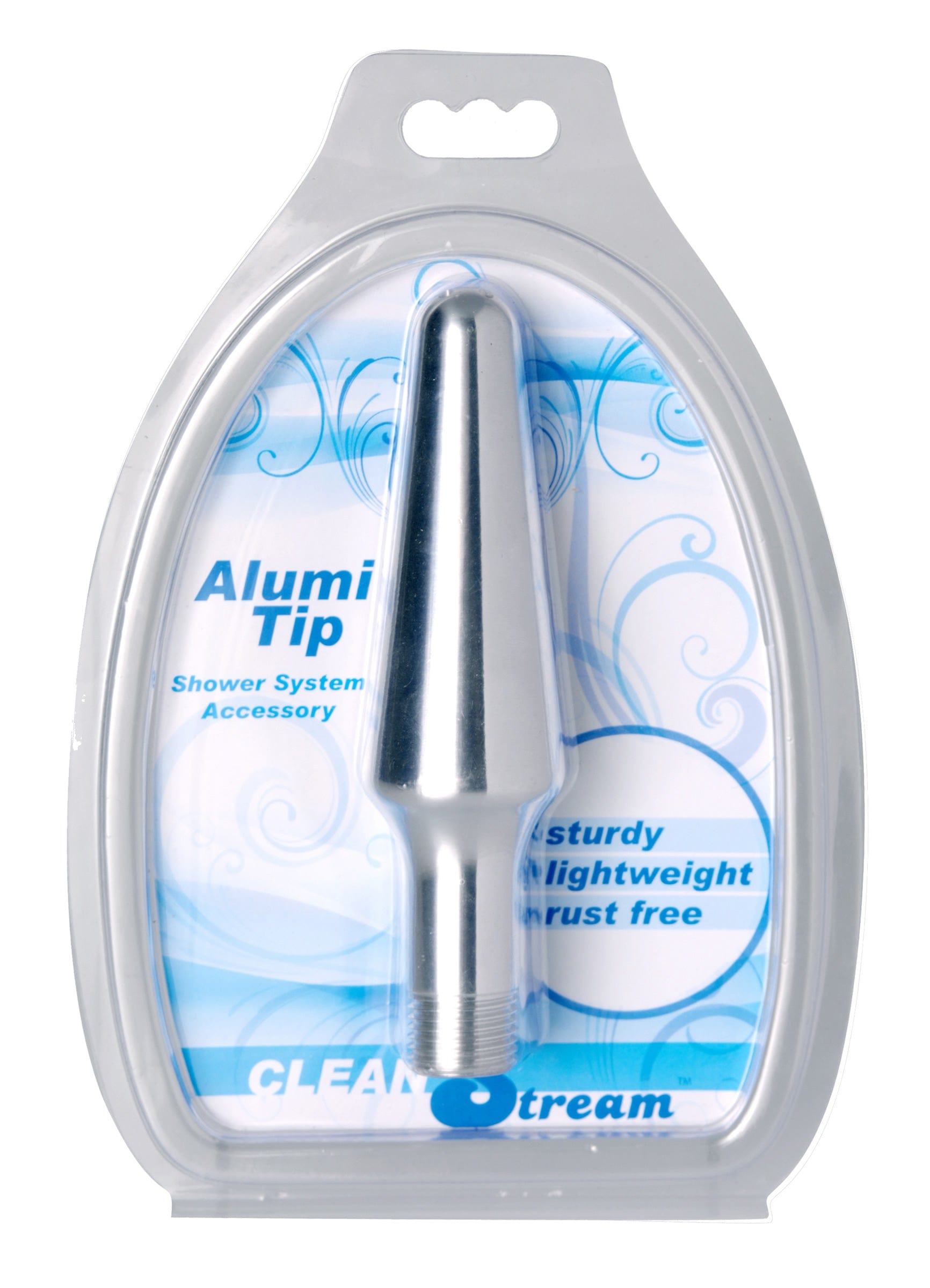 CleanStream Adult Toys Grey Alumi Tip Aluminum Enema Nozzle Tip 811847014941