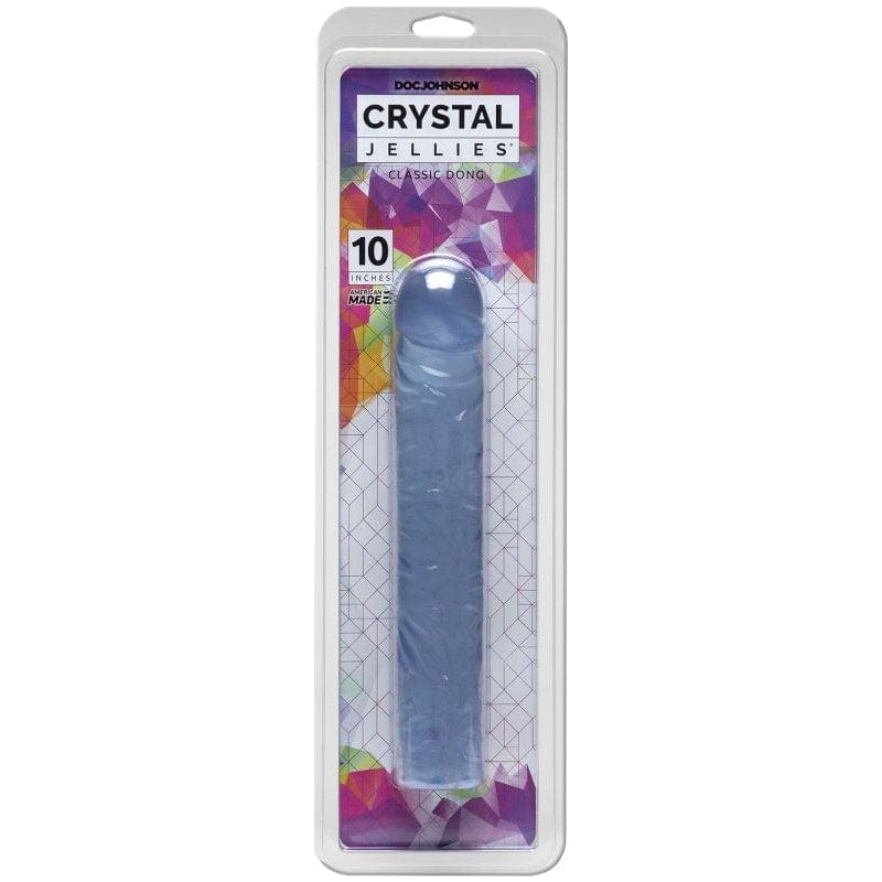 Crystal Jellies Adult Toys Clear 10 in Classic Dong Clear 782421123703