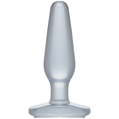 Crystal Jellies Adult Toys Clear Medium Butt Plug Clear 782421125509