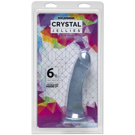 Crystal Jellies Adult Toys Clear Slim Dong 6.5 in Clear 782421073152