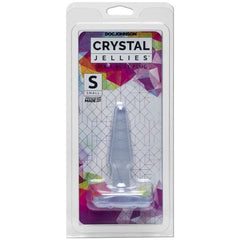 Crystal Jellies Adult Toys Clear Small Butt Plug Clear 782421125103