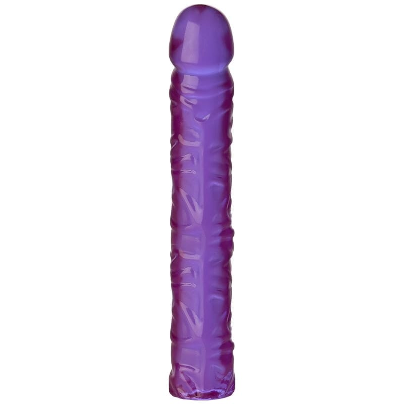 Crystal Jellies Adult Toys Purple 10 in Classic Dong Purple 782421931315