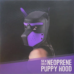 Daytona Adult Toys Purple Puppy Play Mask Purple 7486245896190