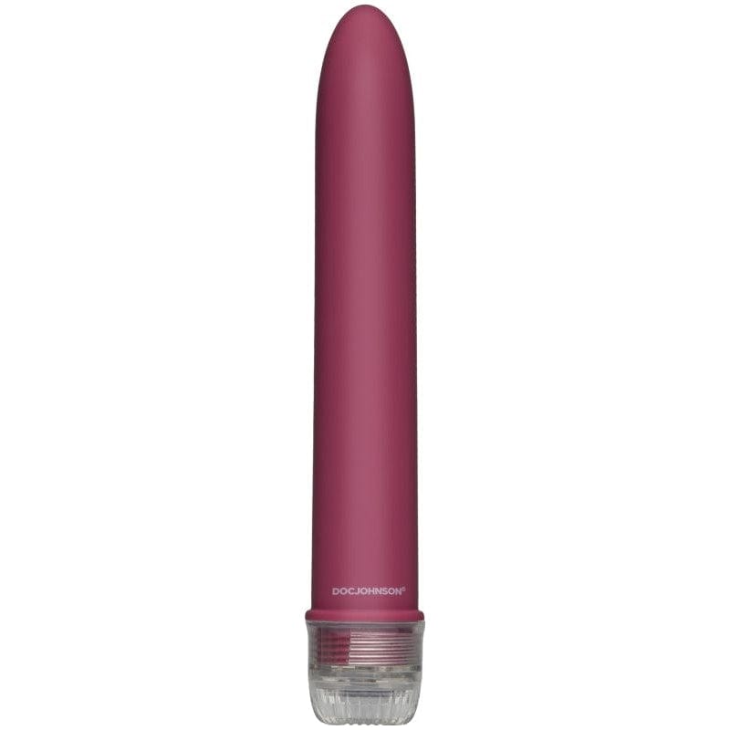 Doc Johnson Adult Toys Plum Velvet Touch Vibe Dusty Rose 782421560409