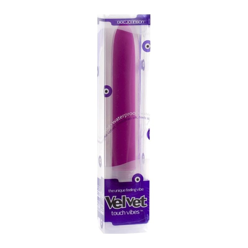 Doc Johnson Adult Toys Purple Velvet Touch Vibe Magenta 782421560300