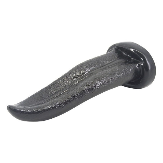 FAAK Adult Toys Black Tongue Shape Anal Plug Black FAAK045-BLK