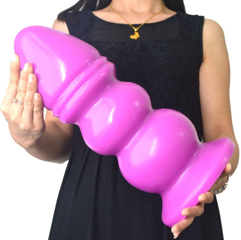 Huge Anal Plug Purple 33cm x 12.7cm for Ultimate Pleasure Butt Plugs