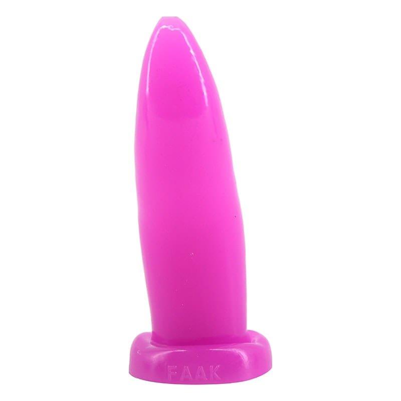 FAAK Adult Toys Purple Tongue Shape Anal Plug Purple FAAK045-PUR