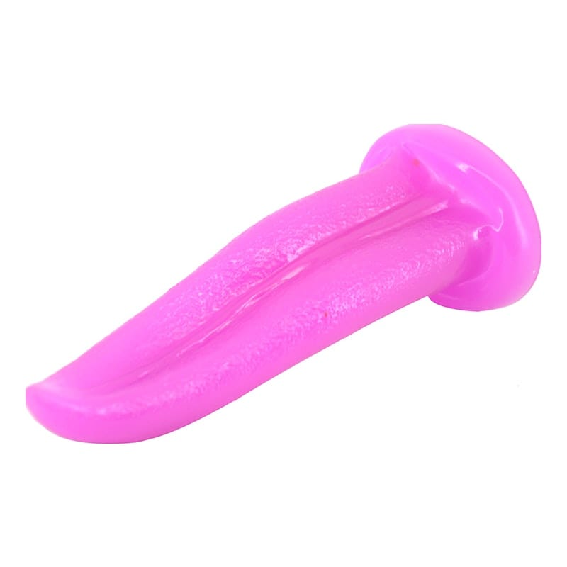 FAAK Adult Toys Purple Tongue Shape Anal Plug Purple FAAK045-PUR