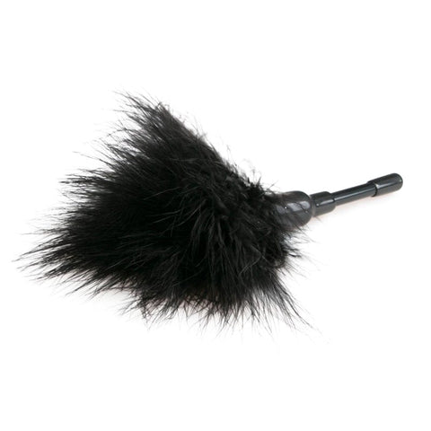 Tickler Black Small Feather Teaser for Sensational Foreplay Whips & Paddles