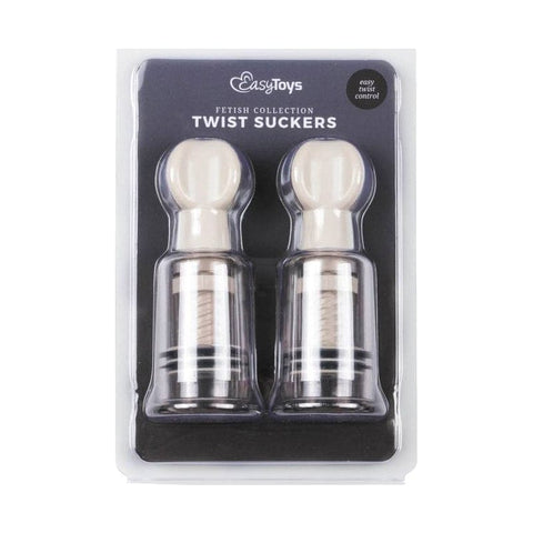 Nipple and Clit Suckers Small 2 Piece Set for Enhanced Pleasure Nipple Suckers