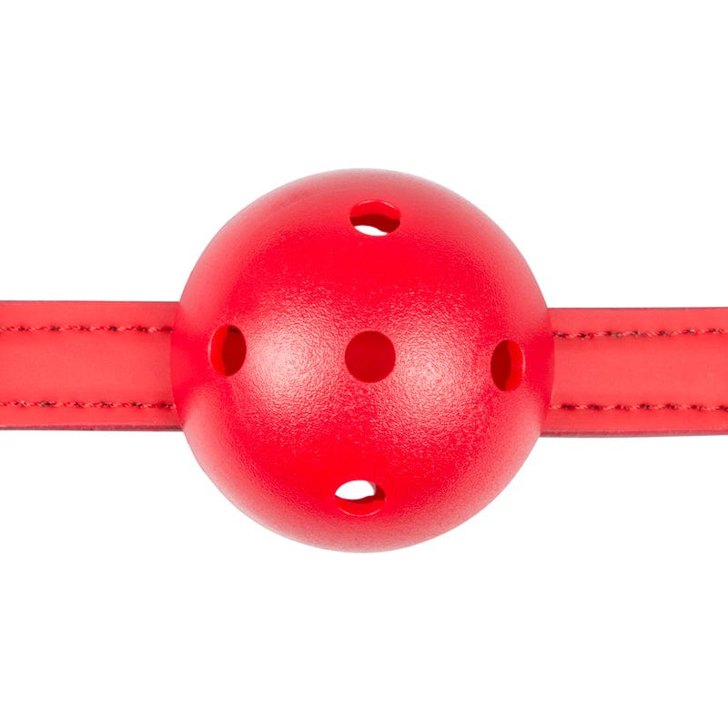 Fetish Collection Adult Toys Red Ball Gag With PVC Ball Red 8718627528273