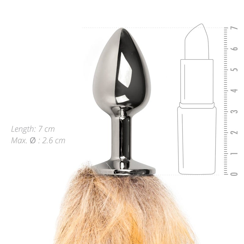 Fetish Collection Adult Toys Silver Fox Tail No. 1 Silver Plug 8718627526149