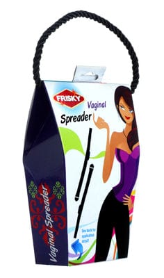 Frisky Adult Toys Black Vaginal Spreader Straps 811847011643