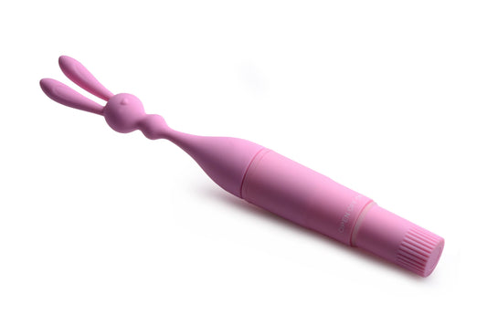 Frisky Adult Toys Pink Bunny Rocket Silicone Vibrator 848518036223