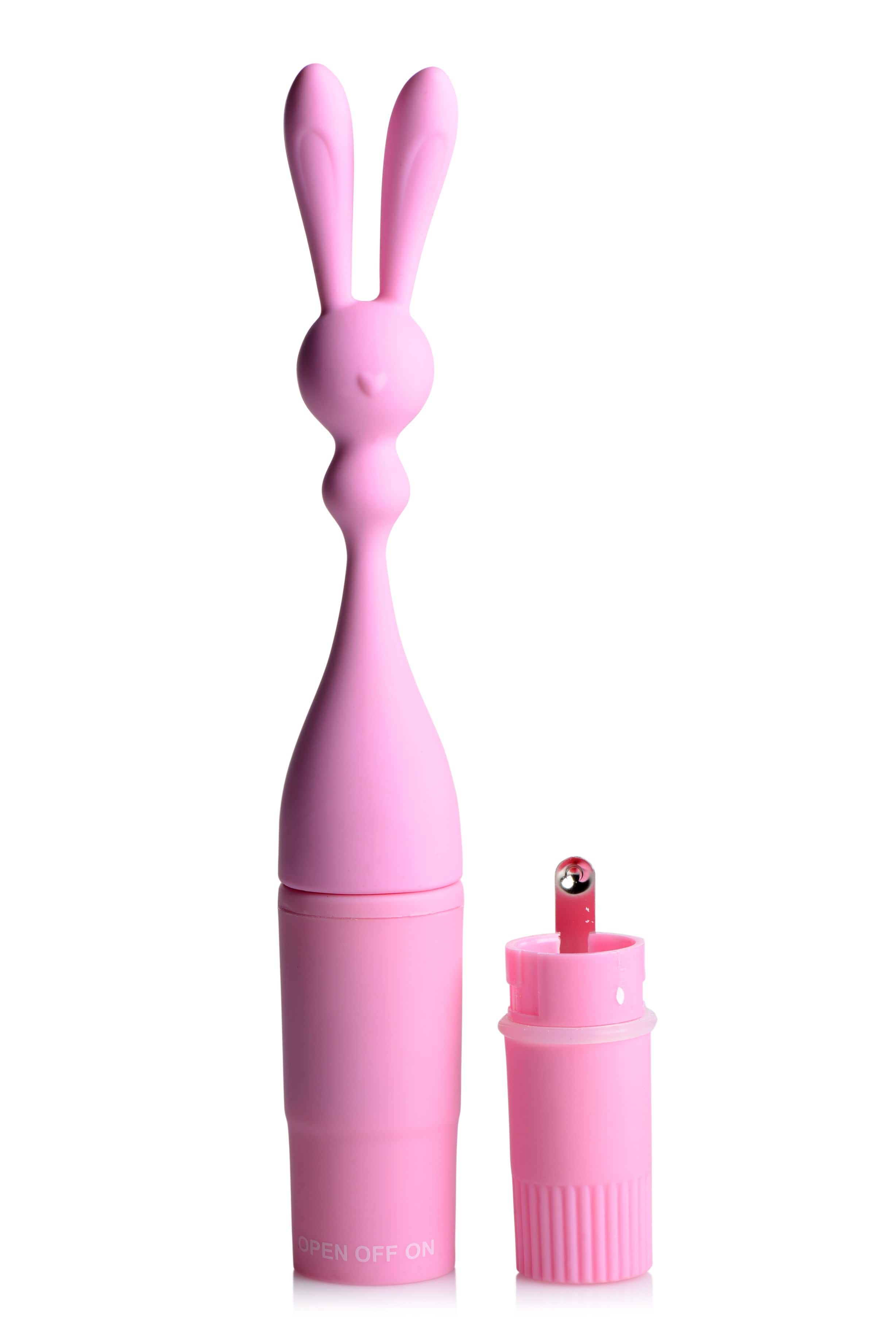 Frisky Adult Toys Pink Bunny Rocket Silicone Vibrator 848518036223