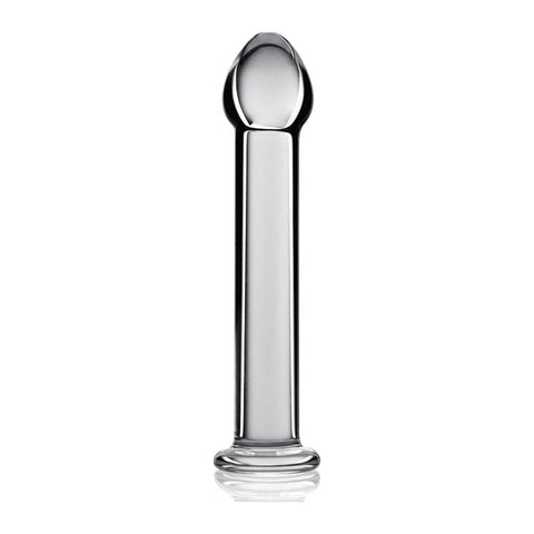 Glass Romance 1 Clear 7in Luxury Glass Dildo 7 Inches DONGS Glass