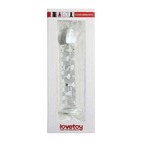 Glass Romance 2 Clear 7in Luxury Glass Dildo 7 Inches DONGS Glass