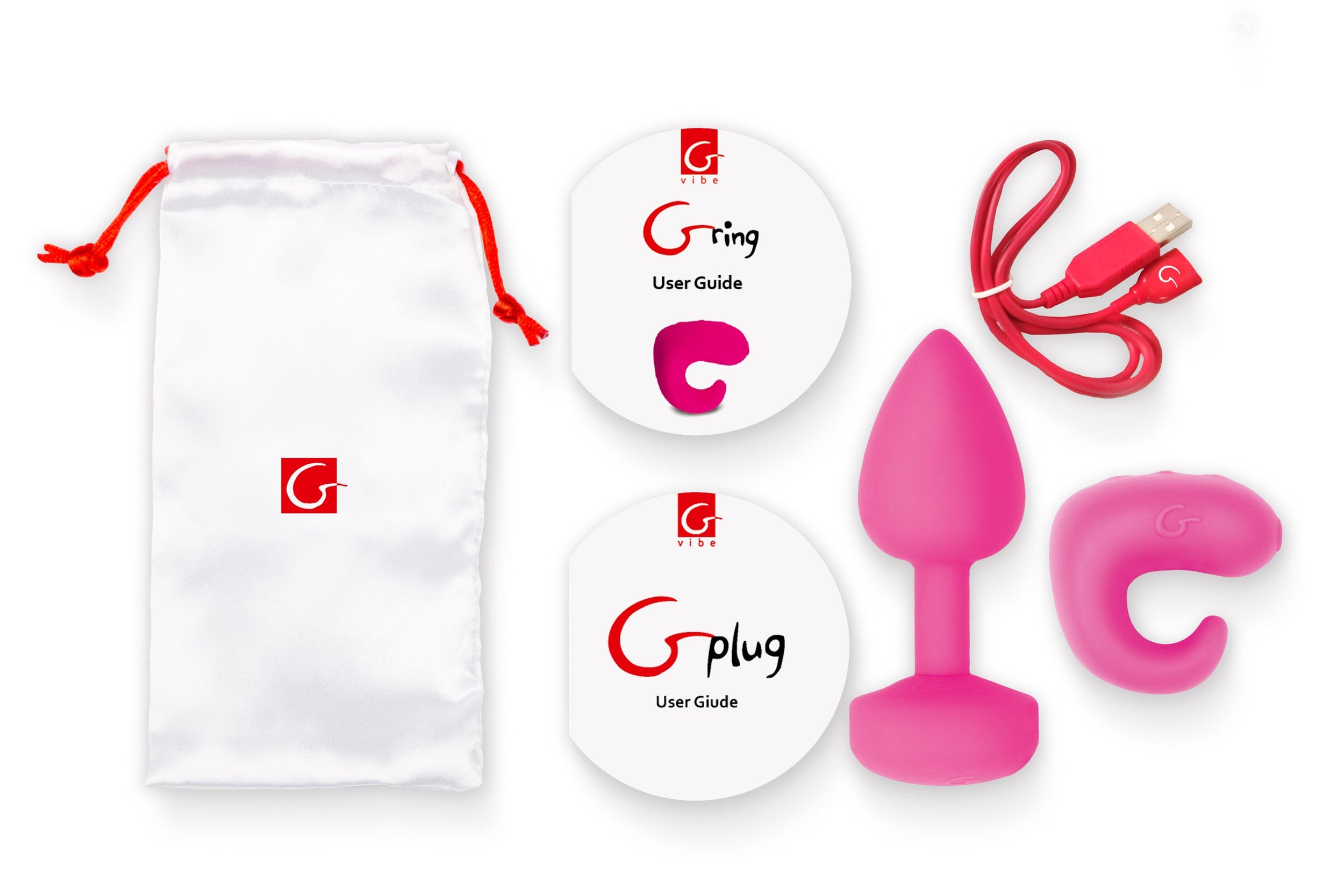 Gvibe Adult Toys Pink Gkit Sunny Raspberry Vibe Butt Plug 5060320510387