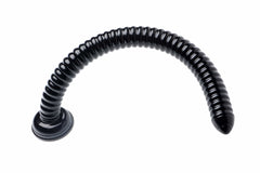 Hosed Adult Toys Black Hosed Anal Snake Ribbed 19 Inch 848518035660