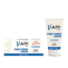 Hot Production ENHANCERS HOT V-activ Penis Power Cream - Enhancer Cream for Men - 50 ml Tube 4042342000382