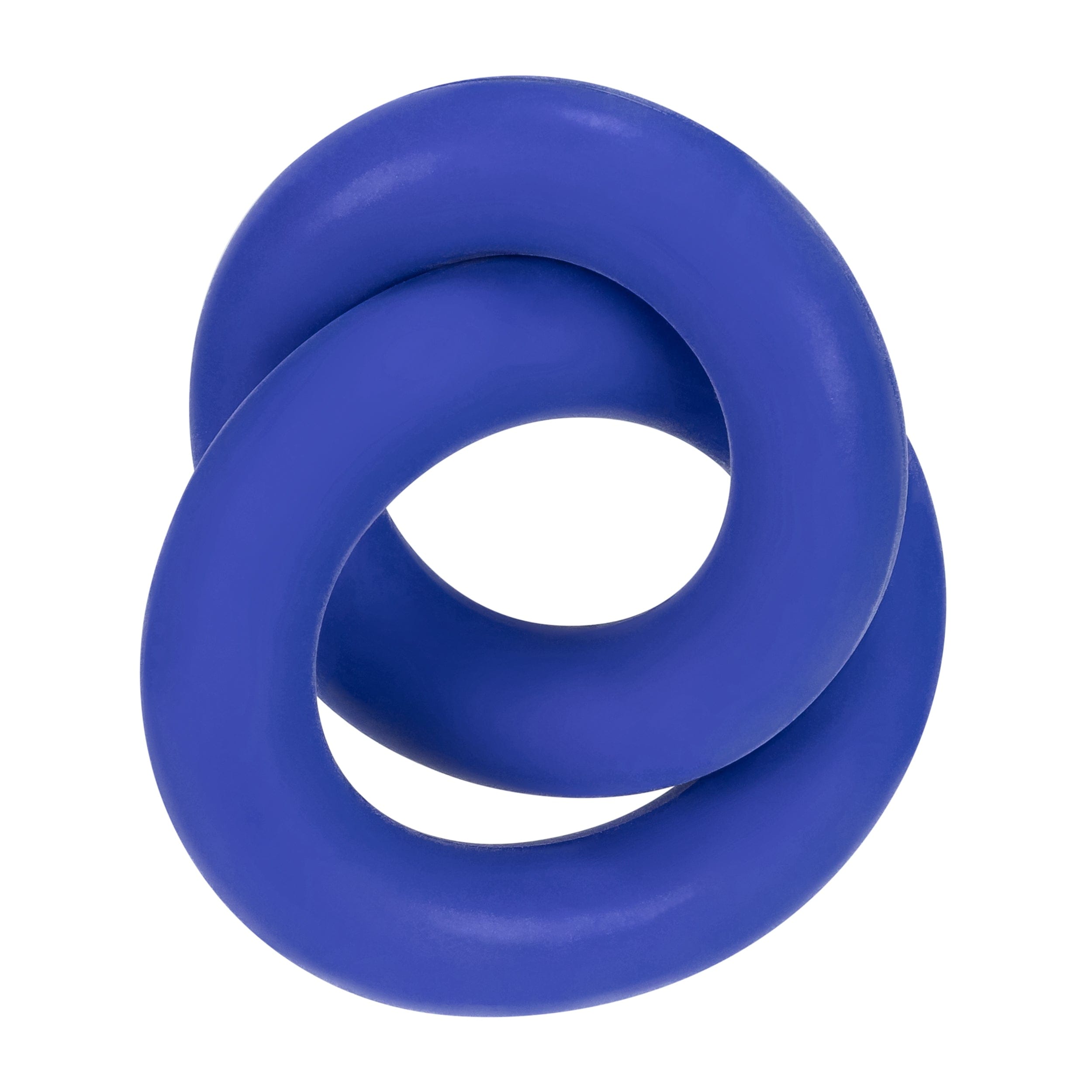 Hunkyjunk Adult Toys Blue DUO Linked Cock/Ball Rings by Hunkyjunk Cobalt 840215120076