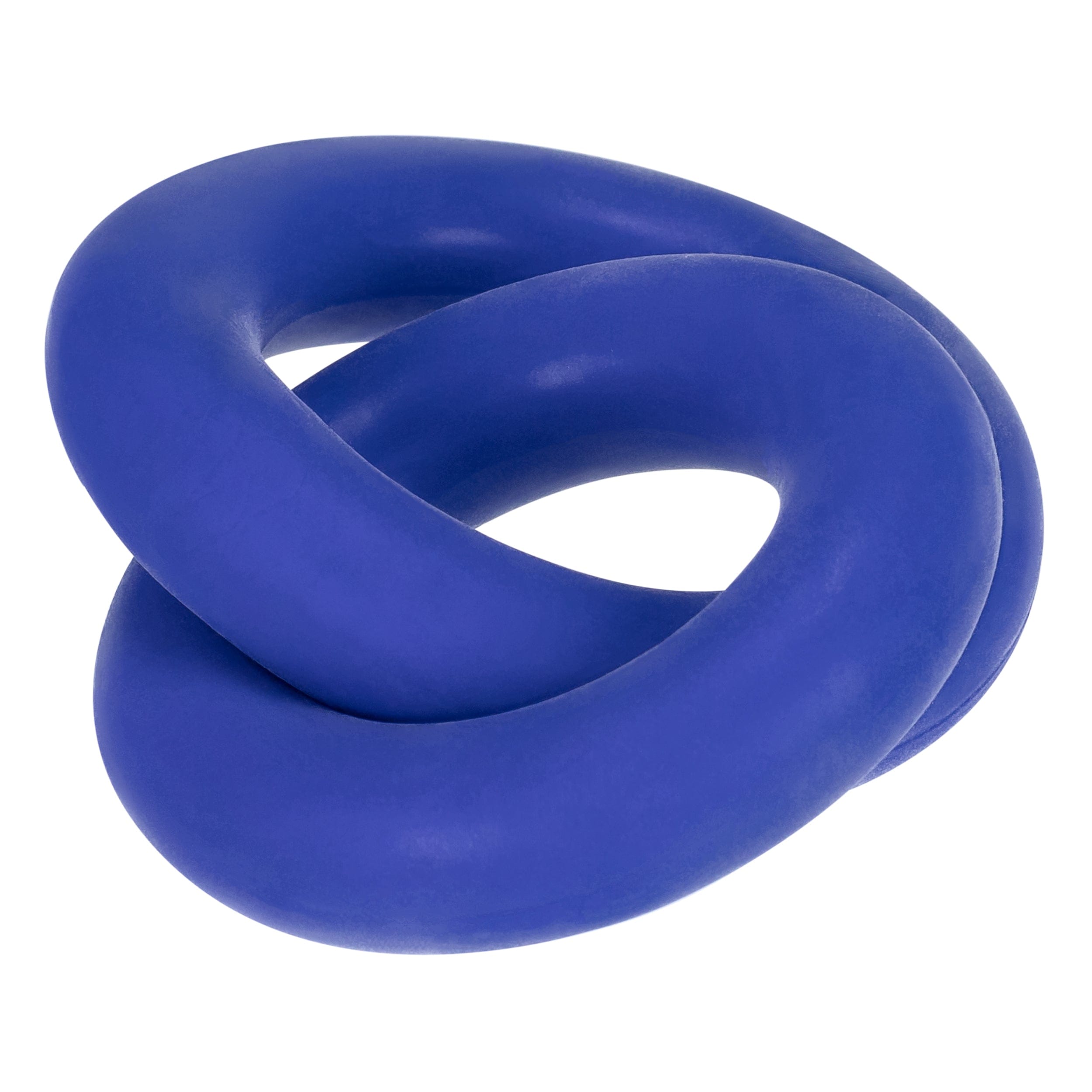 Hunkyjunk Adult Toys Blue DUO Linked Cock/Ball Rings by Hunkyjunk Cobalt 840215120076