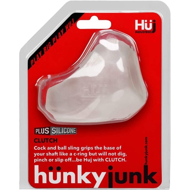 Hunkyjunk Adult Toys Clear SLINGSHOT 3-ring Teardrop Sling by Hunkyjunk Ice 840215120830