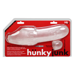 Hunkyjunk Adult Toys Grey SWELL Adjust-fit Cocksheath by Hunkyjunk Ice 840215119810