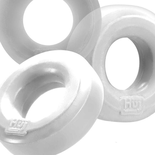 Hunkyjunk Adult Toys White / One Size Hunky Junk 3 pc Cockrings White Ice 840215121639