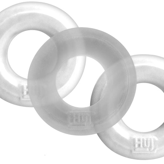 Hunkyjunk Adult Toys White / One Size Hunky Junk 3 pc Cockrings White Ice 840215121639