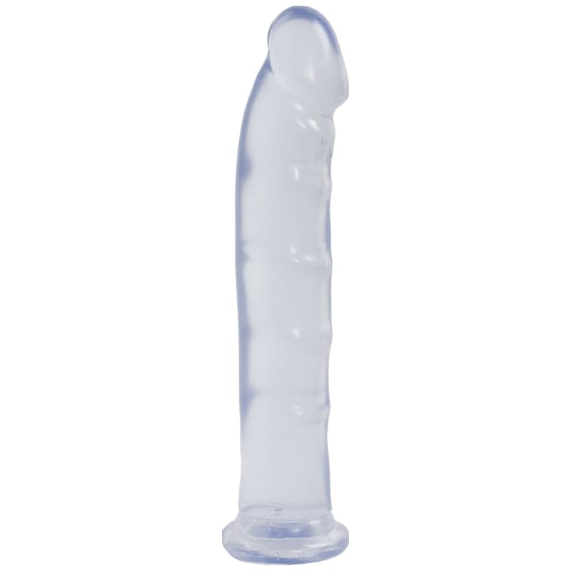 Jelly Jewels Adult Toys Clear Dong With Suction Cup Diamond 782421815615