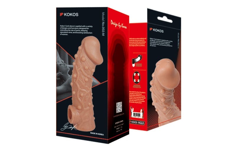 Kokos Adult Toys Flesh Cock Sleeve 2 - Medium 8809392182019