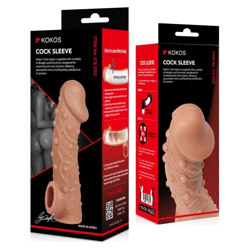 Kokos Adult Toys Flesh Cock Sleeve 2 - Small