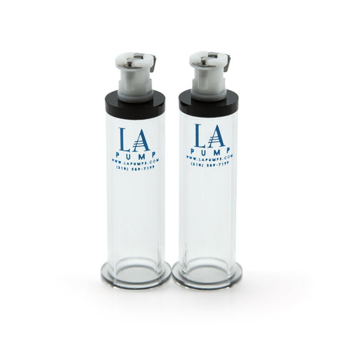 Nipple Enlargement Cylinders Pair 16mm Diameter Adult Sex Toy Nipple Suckers