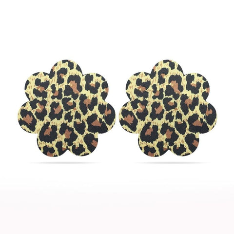 Leopard Sexy Nipple Pasties Twin Pack for Daring Outfit Accessories Pasties