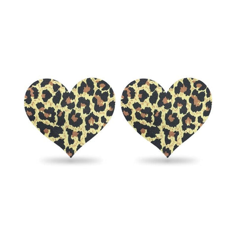 Leopard Sexy Nipple Pasties Twin Pack for Daring Outfit Accessories Pasties